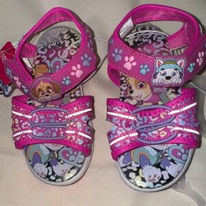 Paw Patrol NEW! Toddler Girls Pink Light Up
Sandals Shoe Sizes 8 NEW!